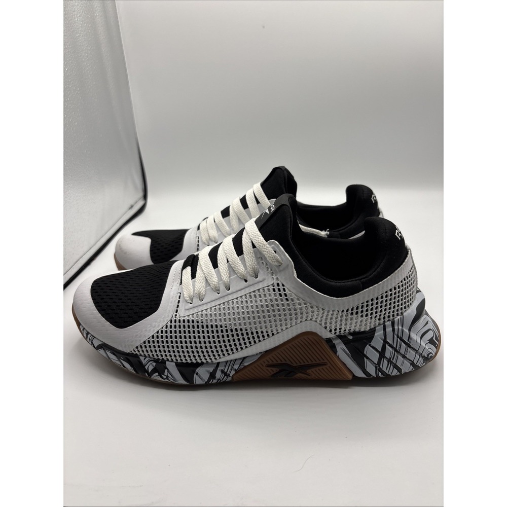 Reebok Flashfilm Training shoes Women's‎ Size 10/Mens Size 8.5 White Black